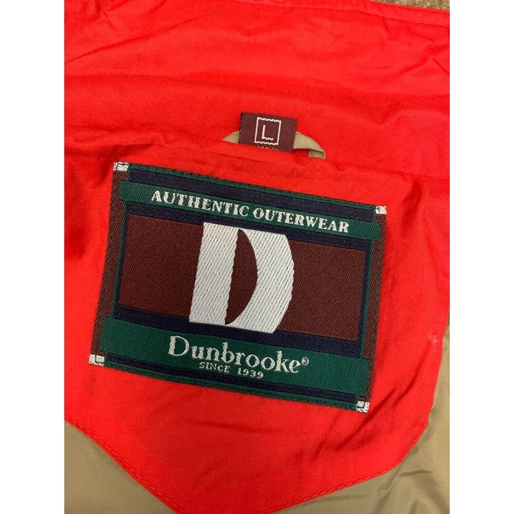 Dunbrooke Coca-Cola Jacket Mens L Bomber Nylon Lined Rain-Resistant Snap Zip-Up